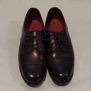 Classic Men's Brown Leather Dress Shoes